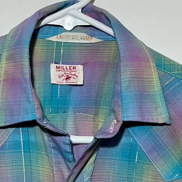 Miller Long Sleeve Button Up Casual Western Shirt Multicolor Womens Size 16 - Picture 3 of 12